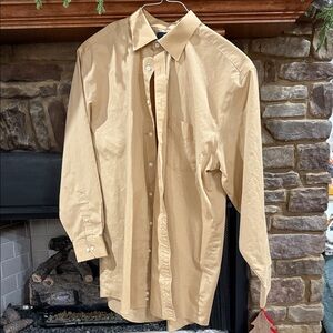 Elegant Tan Dress Shirt for Men